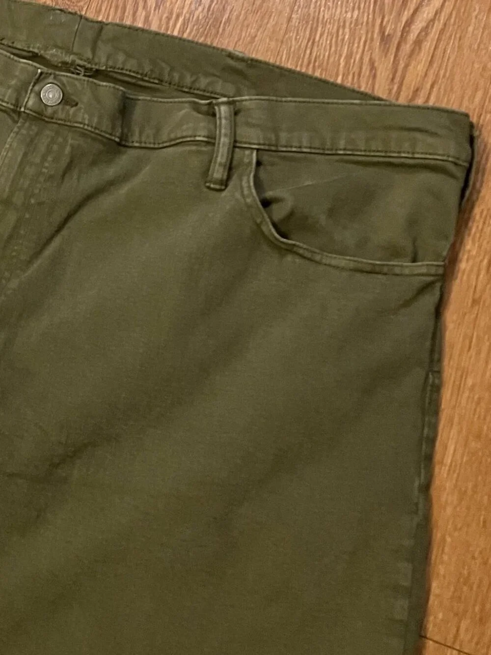 Polo Ralph Lauren Hampton Jeans Mens 54x30 (52x26) Green Relaxed Straight